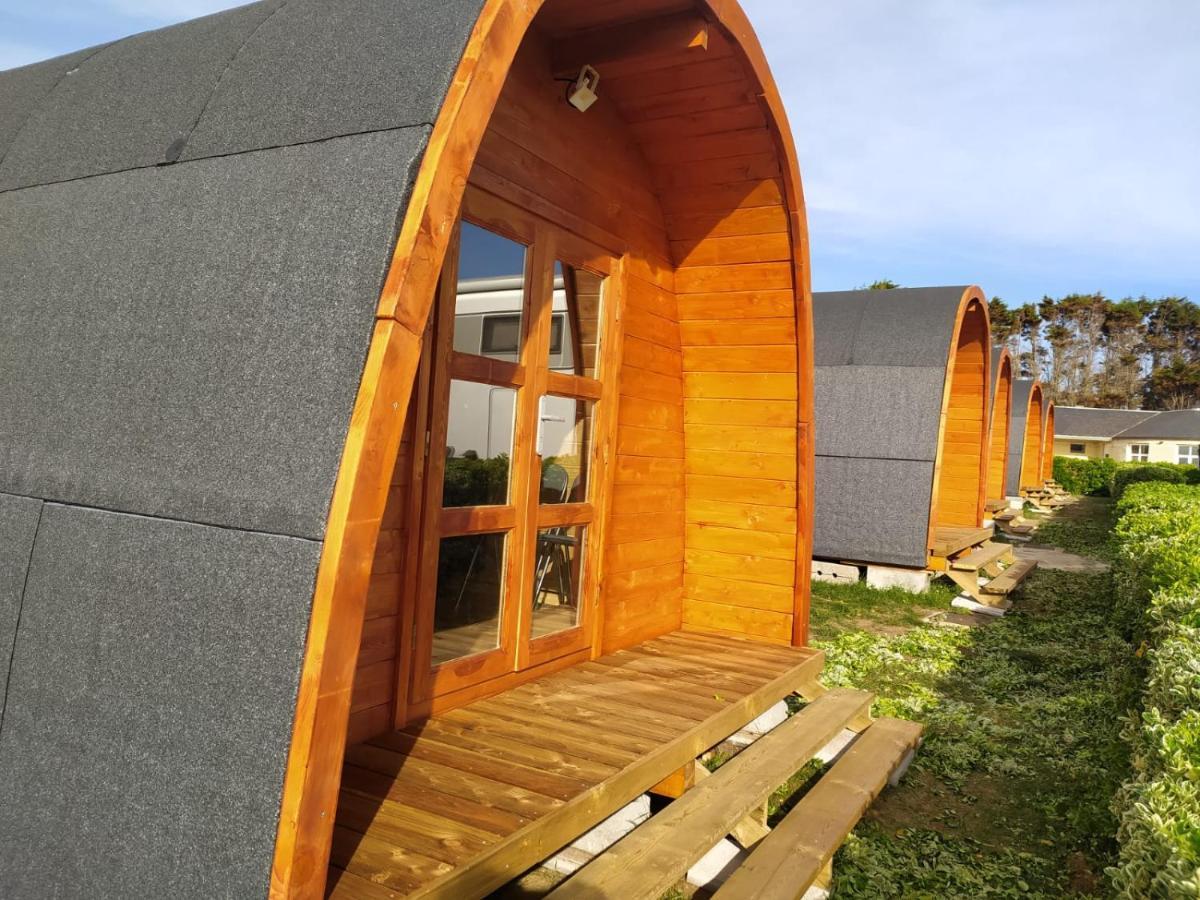 Bungalow 3 Personas - Camping Playa De Tapia Tapia De Casariego Exteriör bild